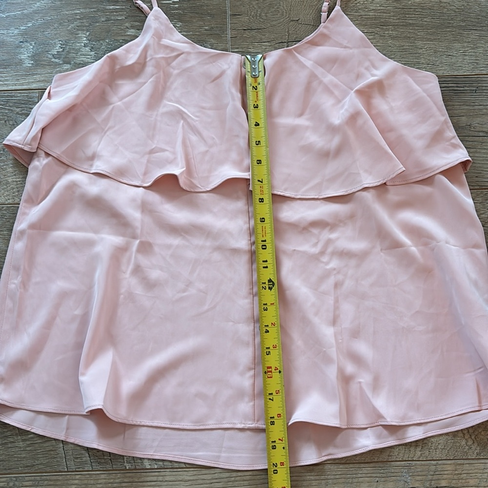 Pink Lily Blush Ruffle Blouse - Picture 5 of 6